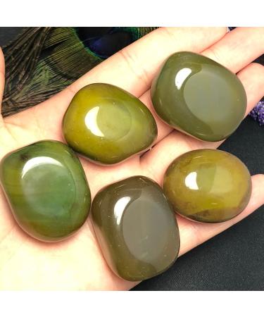 Natural Crystal Rough Specimen 5pcs Natural Jade Crystal gem Rolling Stone feng Shui Stone Crystal Natural StoneStone ERTEYIN