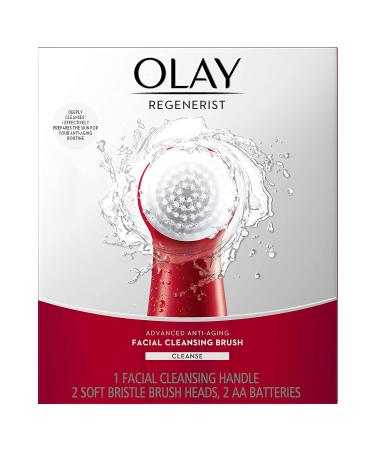 Olay Regenerist Anti-Aging Facial Cleansing Brush - 1 Handle & 2 Brush Heads - Buy Online on GoSupps.com