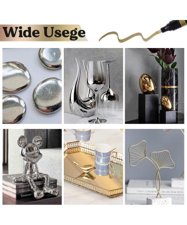 LET'S RESIN Liquid Mirror Chrome Markers - 3 Metallic Colors for Epoxy Resin Art & Crafts - Buy Online on GoSupps.com