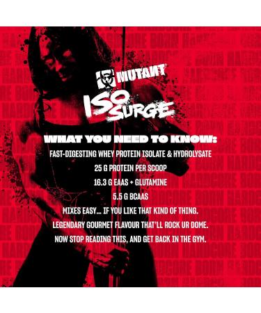 MUTANT ISO SURGE | Gourmet hardcore protein formula - whey protein Isolate powder low carb low fat digestive enzyme boosted - Triple Chocolate - 727 g Triple Chocolate 727.0 g (Pack of 1) - Buy Online on GoSupps.com
