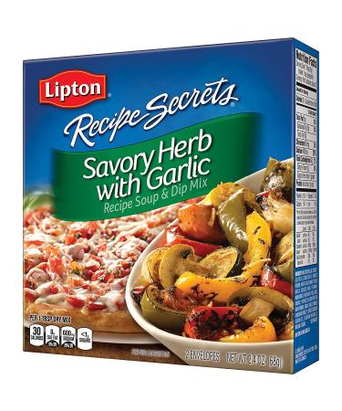 Buy Lipton Recipe Secrets Soup & Dip Mix - Savory Herb with Garlic (Pack of 4) | Flavorful Recipes - Buy Online on GoSupps.com