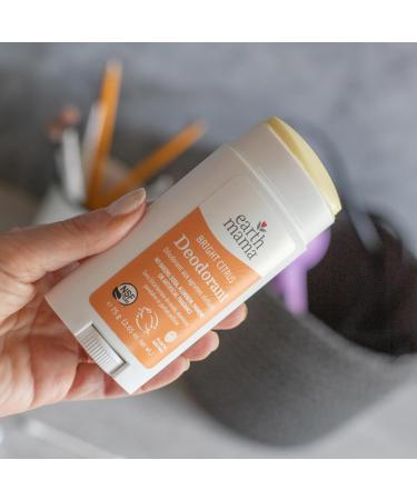 Earth Mama Bright Citrus Deodorant | Safe for Sensitive Skin Pregnancy and Breastfeeding Contains Organic Grapefruit and Calendula No Baking Soda or Aluminum 2.65-Ounce (2-Pack) NEW Bright Citrus 3 Ounce (Pack of 2) - Buy Online on GoSupps.com