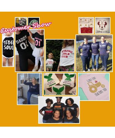 TransWonder Black Glitter HTV 12inx5ft - Sparkling Heat Transfer Vinyl for Cricut - Perfect for Father's Day Gifts - Buy Online on GoSupps.com