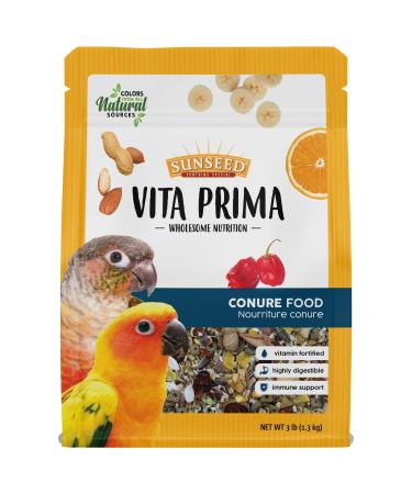 Sun Seed Vita Prima Conure Food 3 Pound (Pack of 1)