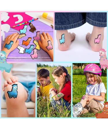 Sinmoe Self Adhesive Kids Llama Bandages - 240 Pcs, Colorful & Easily Removable Funny Gift for Girls, Boys & Adults - Buy Online on GoSupps.com
