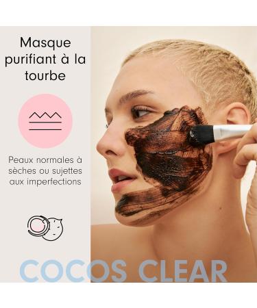  HelloBody HelloBody Cocos Clear Face Mask 45ml - Face Mask Impure Skin with Moor Extract and Avocado Oil - Natural Skin Care - Women's Face Mask - Blackhead Removal Mask - Buy Online on GoSupps.com