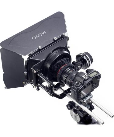 Movo/Sevenoak Professional Matte Box with Swing-Away Arm, French Flags, Side Wings, and Anti-Reflection Donut - 15mm Rod System - Buy Online on GoSupps.com