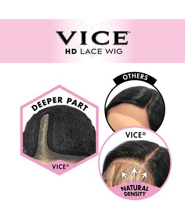Sensationnel Vice Lace Front Wig - HD Transparent Lace - Pre-Plucked Hairline - Vice Unit 12 - HBRED/1 - Buy Online on GoSupps.com