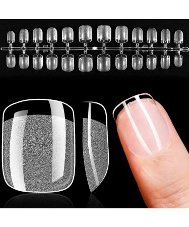 BettyCora Square Nail Tips 240Pcs - Short Gel X Tips for Acrylic Extensions - 12 Sizes A04 - Extra Short Square - Buy Online on GoSupps.com
