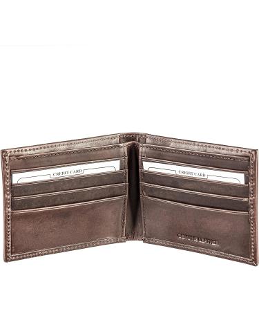 NFL Cincinnati Bengals Brown Leather Bi-Fold Wallet | Officially Licensed | Card and Money Holder | Gift Box Included - Buy Online on GoSupps.com