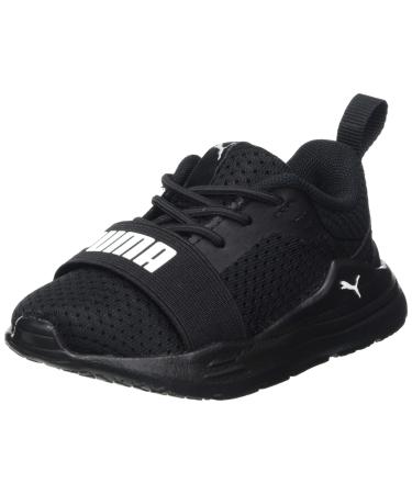 PUMA Boy's Unisex Kids Wired Run Ac Inf Sneaker Child 6 UK Child Puma Black Puma White