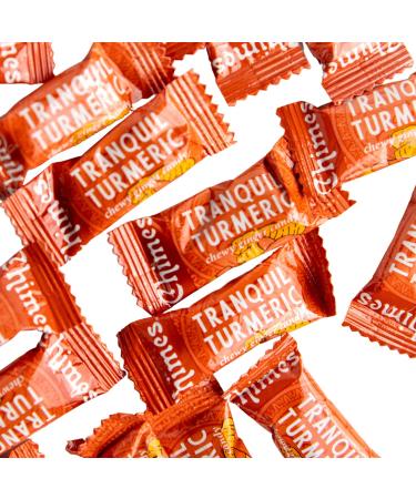 Tranquil Turmeric Adaptogen Ginger Chews Candy - Ashwagandha, Reishi, Turmeric - Vegan & Gluten Free - Buy Online on GoSupps.com