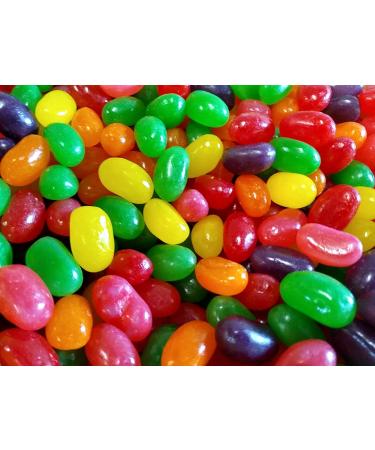 Jumbo Assorted Jelly Beans - 2 lbs of Fresh Delicious Extra Large Fruit Flavored Jelly Beans - Strawberry, Cherry, Lemon, Lime, Grape, Orange - Buy Online on GoSupps.com