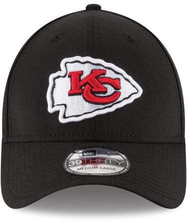 New Era NFL Kansas City Chiefs 39THIRTY Flex Fit Hat - Black | Medium-Large - Buy Online on GoSupps.com