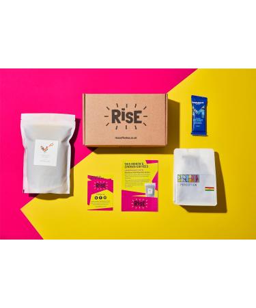 RISE Coffee Box | 2 x 250g of Ethically Sourced 100% Arabica - Whole Bean | Medium Roast Coffee Beans | Coffee Gift - Buy Online on GoSupps.com