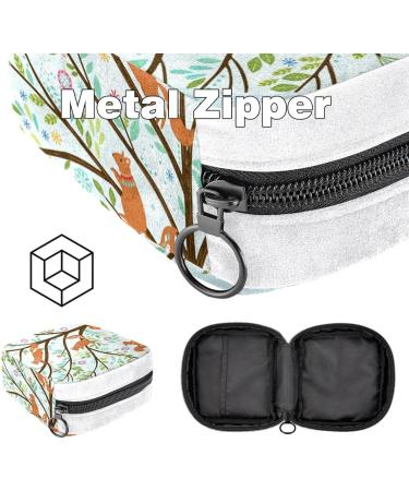 Cartoon Animal Tree Design Sanitary Napkin Storage Bag | Period & Tampon Pouch Color2295 - Buy Online on GoSupps.com