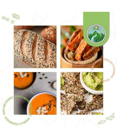 Whole organic black cumin (500g) black cumin seeds from controlled organic farming laboratory tested - Buy Online on GoSupps.com