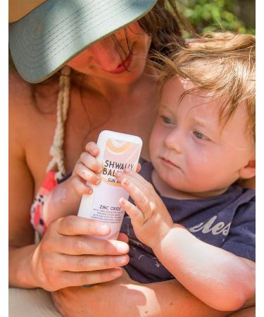 Shwally Zinc & Avocado Mineral SunBalm 30SPF | 100% Grass Fed Tallow | Pregnancy & Nursing Safe | 4 Fl Oz - Buy Online on GoSupps.com