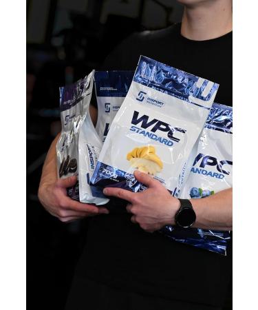 INSPORT Nutrition - WPC STANDARD - Professional Sports Supplement - Protein Supplement - BCAA - High Assimilability - 23 Servings - 700g Powder - Taste: (Medium Banana) - Buy Online on GoSupps.com