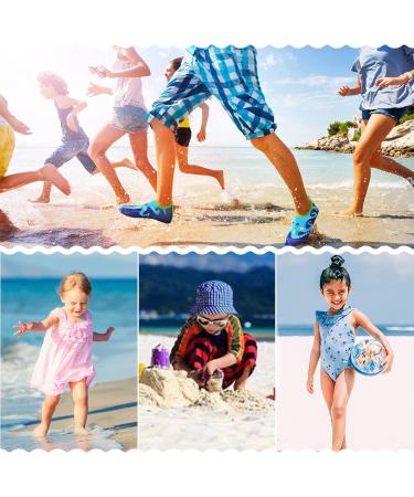 Buy Hanani Kids Water Shoes - Lightweight Fast Drying Aquasiums for Boys & Girls - Perfect for Swimming & Beach Activities (EU Size 34 Black/Orange) - Buy Online on GoSupps.com