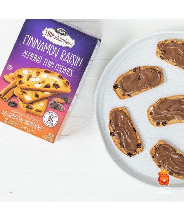Nonni's THINaddictives Almond Thin Cookies Variety Pack - 6 Flavors, 18 Cookies Per Box, On-The-Go Snack, 100 Calories - 4.4 Oz Each - Buy Online on GoSupps.com