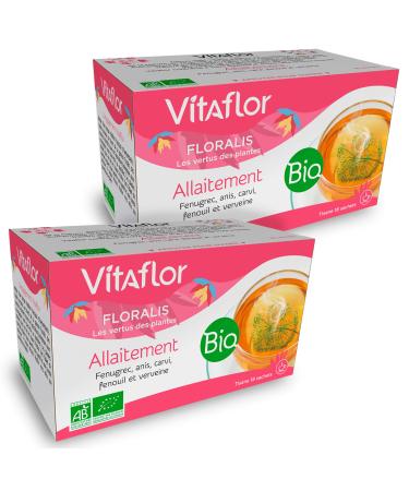 BREASTFEEDING HERBAL TEAS | Pack 2X18 Sachets | Promotes Breast Milk Production | Combines 5 Naturally Recognized Plants