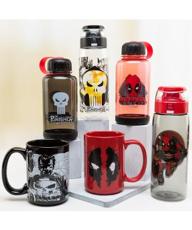Marvel Comics Punisher Crescent Bottle - 24 oz, Multicolor by Zak Designs - Buy Online on GoSupps.com