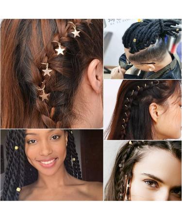 180 PCS Hair Jewelry for Braids - Dreadlocks Accessories for Women & Girls - Braid Cuffs, Rings, Clips, Beads & Charms - Buy Online on GoSupps.com
