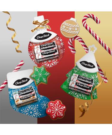 ChapStick Holiday Flavored Lip Balm Gift Set - Christmas Tree Ornament and Stocking Stuffer Bundle - 5 Lip Moisturizer Tubes - 0.15 Ounce - Buy Online on GoSupps.com