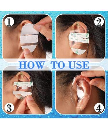 RUINIPOT 120 PCS Ear Covers for Shower - Advanced Ear Protection - Disposable Shower Caps - Protective Swimming Ear Plugs Ear Protectors for Hair Dye Hair Dryer Waterproof Flexible & Skin-friendly - Buy Online on GoSupps.com
