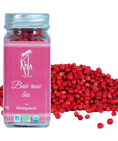 Pink berries - organic - 30 g - Jar