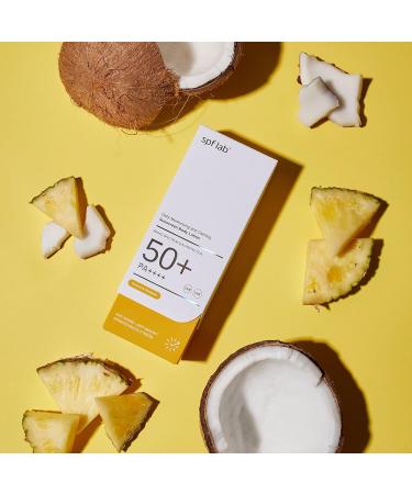  SPF LAB Moisturizing and Soothing Body Sunscreen SPF 50+ PA++++ Coconut & Pineapple Scent - Buy Online on GoSupps.com