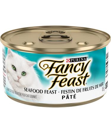 Fancy Feast Seafood Pate Wet Cat Food (85g 48 Cans) + Fancy Feast Seafood Supper P t Variety Pack (85g 24 Cans) Pet Food+ Wet Cat Seafood Food - Buy Online on GoSupps.com