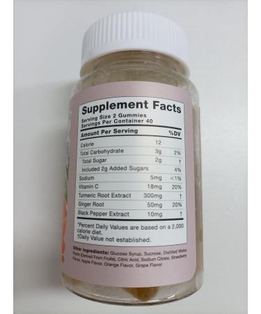 (3 Packs) Turmeric Curcumin Gummies - Buy Online on GoSupps.com