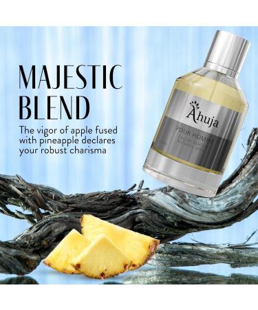 AHUJA Pour Homme Eau de Parfum for Men 3.4 fl oz - Men's Fragrance - Long Lasting Perfume for Men Original Citrus & Fruity Symphony Cologne for Men - Luxury Scent Gift for Men EDP Pour Homme 3.4 Fl Oz (Pack of 1) - Buy Online on GoSupps.com