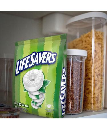 LIFE SAVERS Wint O Green Individually Wrapped Candy Mints Sharing Bag 411g Wintergreen 411 g (Pack of 1) - Buy Online on GoSupps.com