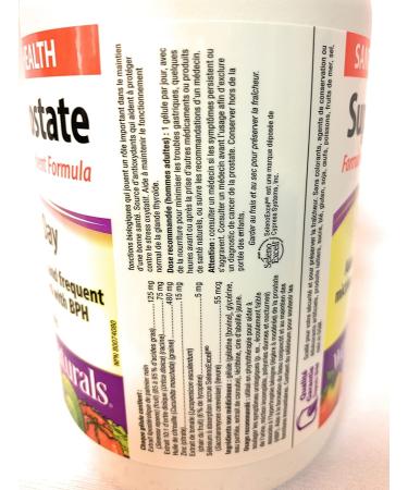Webber Naturals Super Prostate Advanced Multi-Ingredient Formula 180 Softgels - One Per Day - Buy Online on GoSupps.com