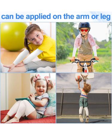 2 Pairs Soft Non-Itch Eczema Arm/Leg Sleeves for Kids | Elastic Arm Wrap for Itch Relief | Wet Wraps for Babies & Toddlers | Small Size - Buy Online on GoSupps.com