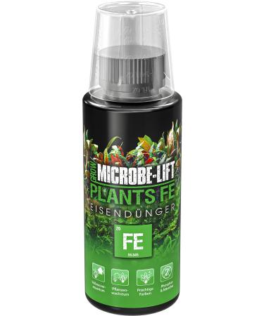Microbe -Lift Plants FE - 118ml - specialized iron fertilizer for magnificent plant growth in freshwater aquariums promotes photosynthesis free of nitrate & phosphate.118ml (4oz)