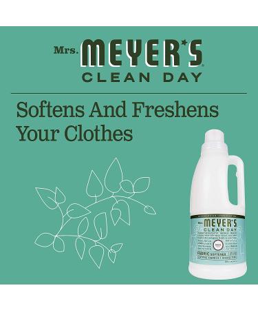 Mrs. Meyer's Clean Day Fabric Softener - Basil Scent, 32 fl oz | Eco-Friendly Laundry Care - Buy Online on GoSupps.com
