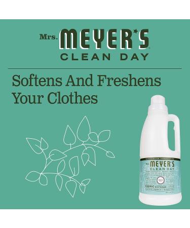 Mrs. Meyer's Clean Day Fabric Softener - Basil - 32 oz | Eco-Friendly Long-Lasting Clean Aroma | International Shipping Available - Buy Online on GoSupps.com