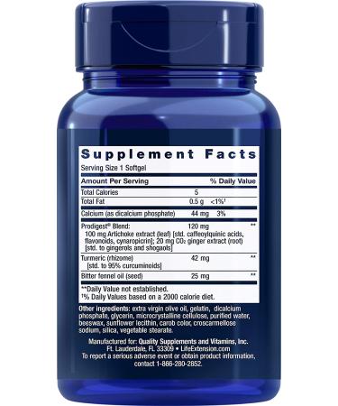 Life Extension Bloat Relief - 60 Softgels for Digestive Comfort - Buy Online on GoSupps.com