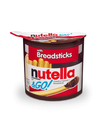 Nutella & GOHazelnut and Cocoa Spread with BreadsticksSnack Pack for Kids1.8 oz each12 Pack