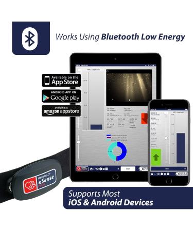 Buy Mindfield Esense Pulse Sensor | HRV Biofeedback & Pulse Frequency Training | Portable Chest Strap with App & Integrated Meditations - Buy Online on GoSupps.com