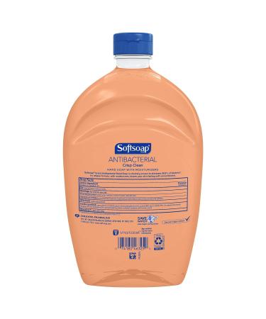 Softsoap Antibacterial Liquid Hand Soap Refill 50 Oz, Crisp Clean - Pack of 2 - Buy Online on GoSupps.com