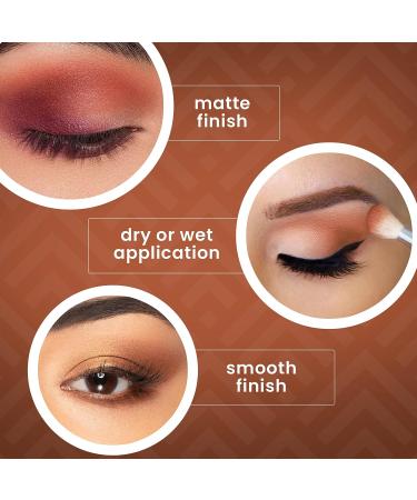 Savanna 15-Color Eyeshadow Palette | Highly Pigmented & Long-Wearing Neutrals & Browns | Easy-to-Blend Professional Eye Makeup - Buy Online on GoSupps.com