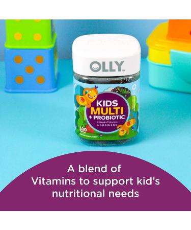 OLLY Kids Probiotic Gummy Multivitamin - 70 Gummies for Gut Health & Immunity - Buy Online on GoSupps.com