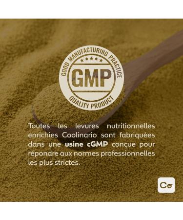 Coolinario Levure Nutritionnelle Fortifi e (56 g) Assaisonnement V gan Riche en Vitamines B B12 et Zinc | Saveur Umami pour P tes Popcorn et Sauces | Sans Gluten - Buy Online on GoSupps.com