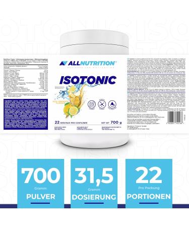 Bulk Isotonic Beverage Powder - 700g Iced Lemonade | Electrolyte Sports Drink with Magnesium Sodium & Vitamins | Dietary Supplements for Hydration - Buy Online on GoSupps.com