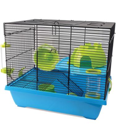 Living World Dwarf Hamster Cage - Pad + Living World Hamster Veggie Treat Sticks - Buy Online on GoSupps.com